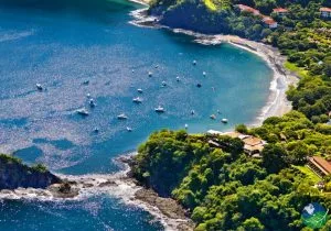 vista de la Bahia de la playa Ocotal